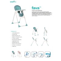 Стульчик для кормления Evenflo Fava Marine